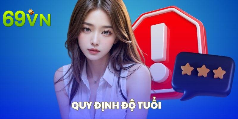 Chính sách bảo mật về quy định độ tuổi