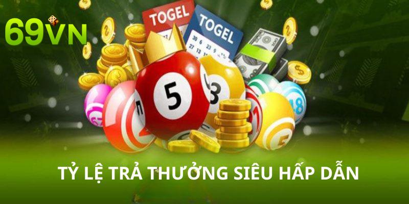 Tỷ lệ thưởng của xổ số siêu tốc đầy hấp dẫn, cạnh tranh trên thị trường